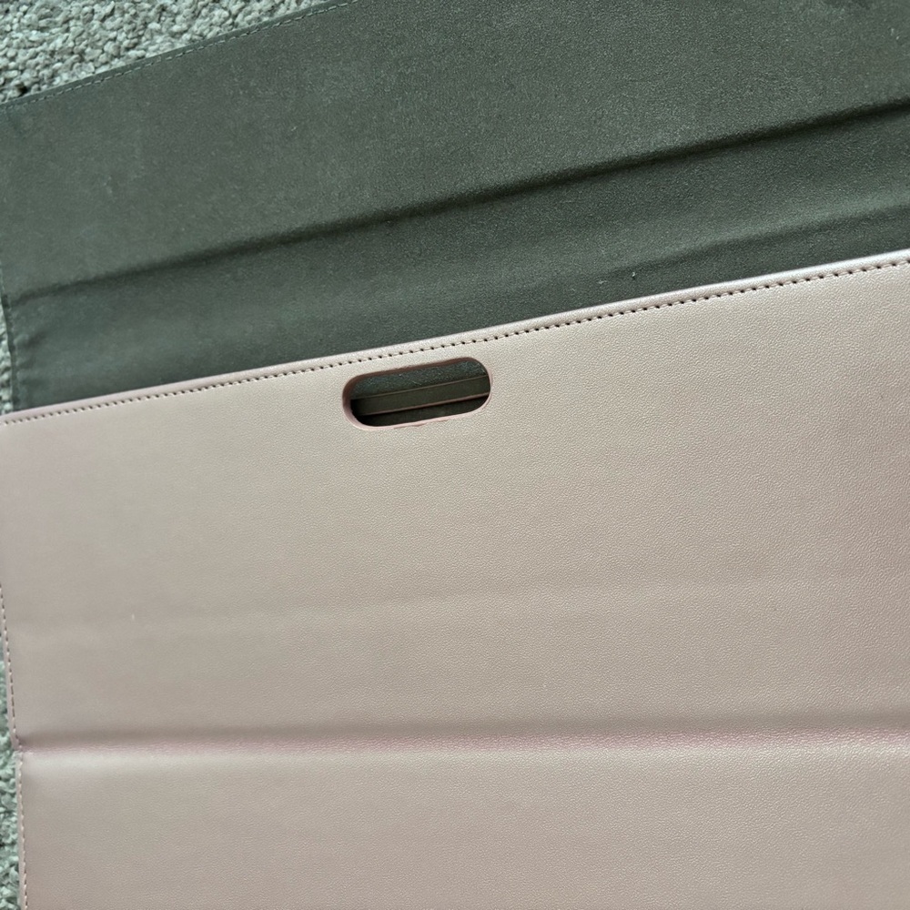 3/$25 Pink with Pearl Shimmer Surface Pro 12.3 inch Magnetic Case - Picture 4 of 4